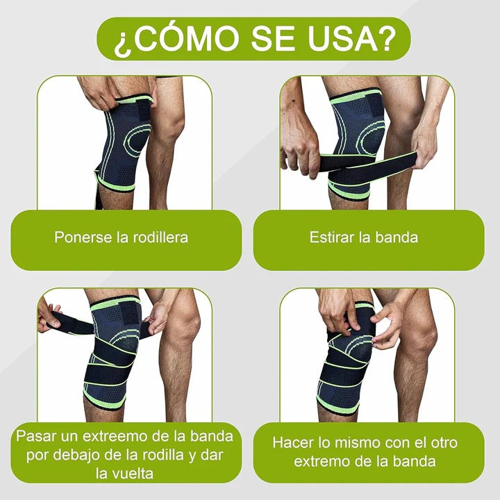 Rodillera de Compresión Ajustable
