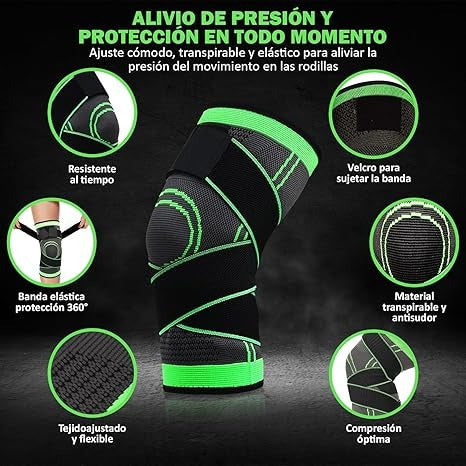 Rodillera de Compresión Ajustable