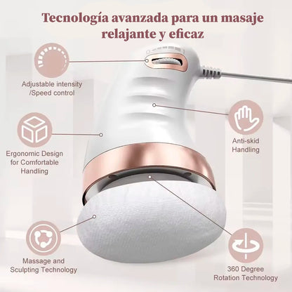 Masajeador Corporal Eléctrico 5 en 1 | Anticelulitis y Reafirmante